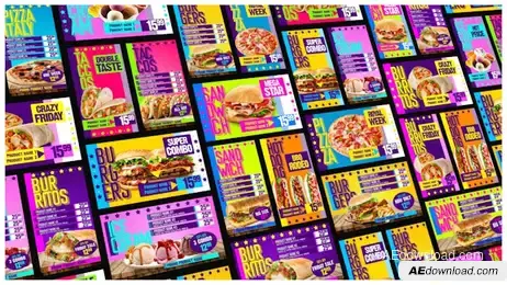 Food Menu Restaurant Promotion Freebies template preview