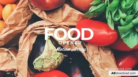 Food Opener Freebies template preview