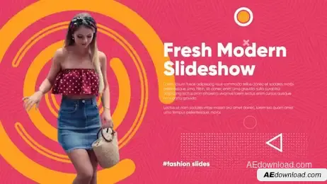 Fresh Modern Slideshow Freebies template preview