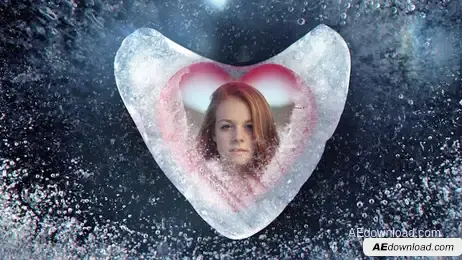 Frozen Heart Freebies template preview