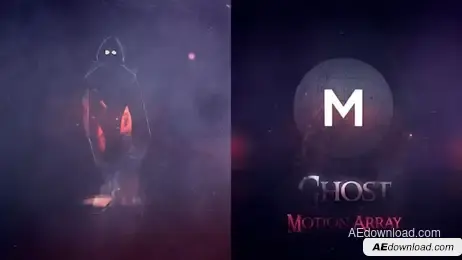 Ghost Logo Reveal Freebies template preview