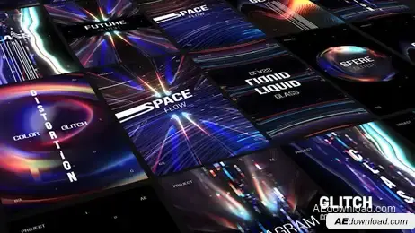Glitch Constructor Kit Freebies template preview