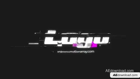 Glitch Logo Reveal Freebies template preview