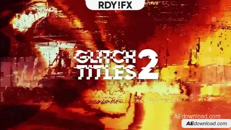 Glitch Titles Pack V2 Freebies template preview