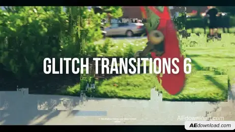 Glitch Transitions V6 Freebies template preview