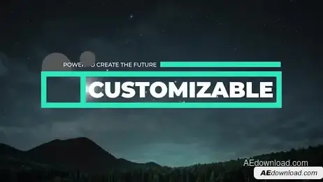 Glow Titles Freebies template preview