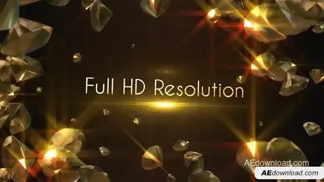 Gold Diamond Titles Freebies template preview