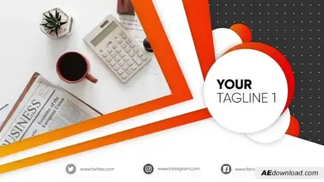 Gradient Corporate - Slideshow Freebies template preview