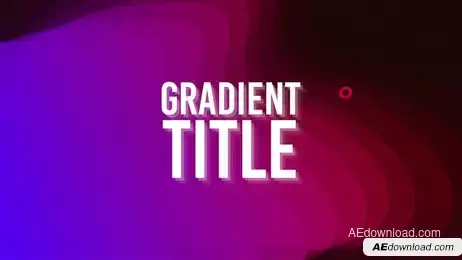 Gradient Title Freebies template preview