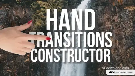 Hands Transitions Constructor Freebies template preview