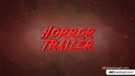 Horror Trailer Freebies template preview