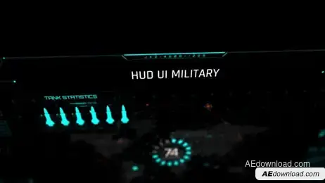 HUD UI Military Tank Freebies template preview