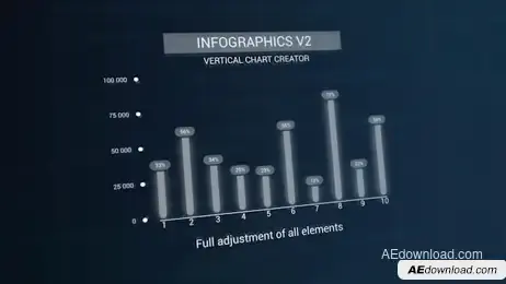 Infographics: Vertical Chart Creator V2 Freebies template preview