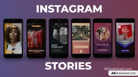 Instagram Stories 4 Freebies template preview