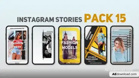 Instagram Stories Pack 15 Freebies template preview