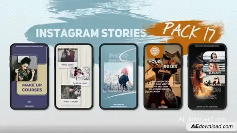 Instagram Stories Pack 17 Freebies template preview