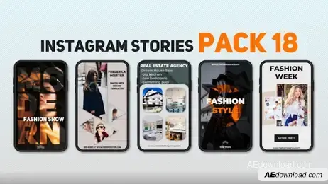 Instagram Stories Pack 18 Freebies template preview