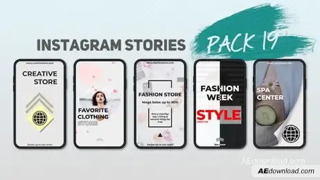 Instagram Stories Pack 19 Freebies template preview