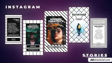 Instagram Stories Pack 35 Freebies template preview