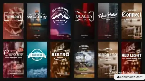 Instagram Stories - Retro Bar Freebies template preview