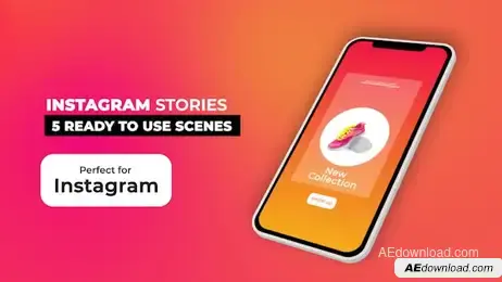 Instagram Stories V11.3 Freebies template preview