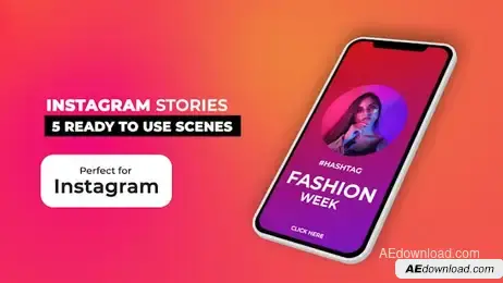 Instagram Stories V11.6 Freebies template preview