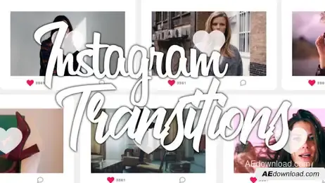 Instagram Transitions Freebies template preview