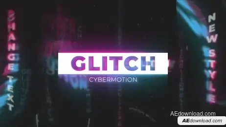 Instagram Vertical Wavy Glitch Titles Freebies template preview