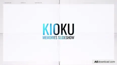 Kioku / Memories Slideshow Freebies template preview