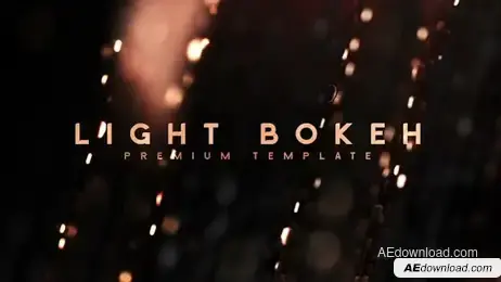 Light Bokeh Freebies template preview