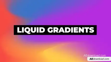 Liquid Gradients Freebies template preview