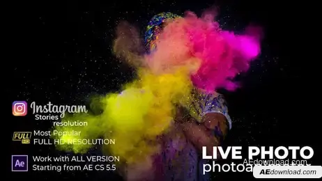 Live Photo - Photo Animator Freebies template preview