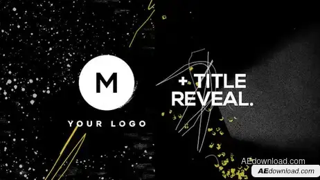 Logo & Title Scribble Grunge Freebies template preview