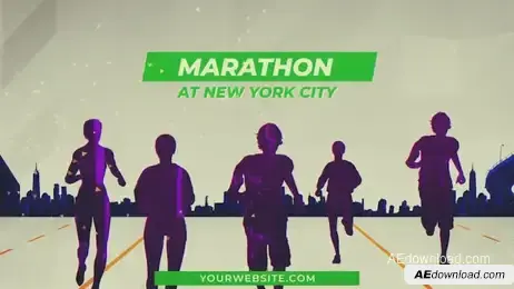 Marathon Intro Freebies template preview