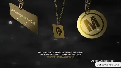 Medallion | 3D Logo Reveals Freebies template preview