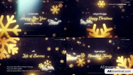 Merry Christmas Title Freebies template preview