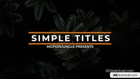 Minimal Titles Freebies template preview