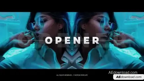 Mirror Opener - Photo Intro Freebies template preview