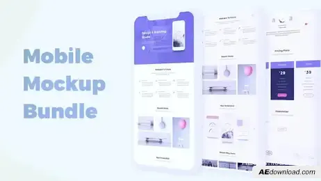 Mobile Mockup Bundle Freebies template preview