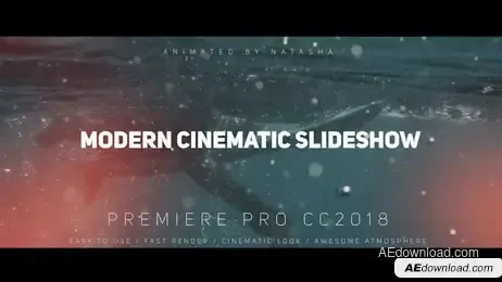 Modern Cinematic Slideshow Freebies template preview