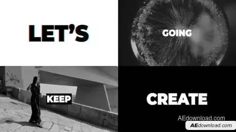 Modern Fast Stomp Opener | Typography Freebies template preview