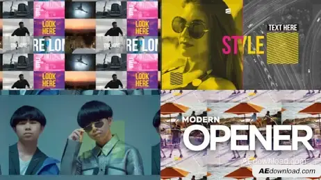 Modern Opener Freebies template preview