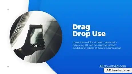 Modern Presentation - Technology Circle Freebies template preview