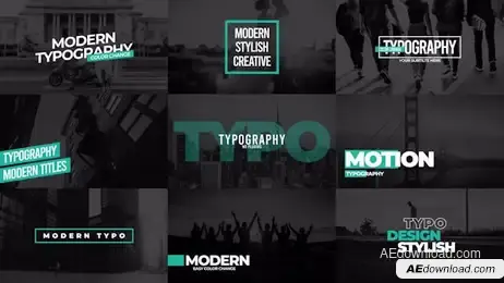 Modern Titles Pack VII Freebies template preview