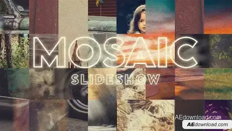 Mosaic Slideshow Freebies template preview