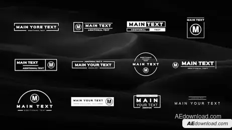 Motion Titles Freebies template preview