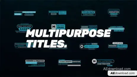 Multipurpose Titles Freebies template preview