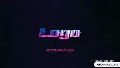 Neon Glossy Logo Freebies template preview