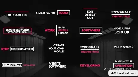 New Stylish Titles Freebies template preview