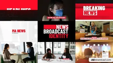 News Broadcast Identity Freebies template preview